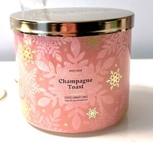 NWT, Champagne Toast 3 Wick Candle by Bath & Body Works
